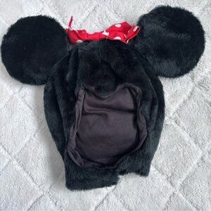 Disney | Vintage Puffy Minnie Mouse Ears Velcro Hat | One Size